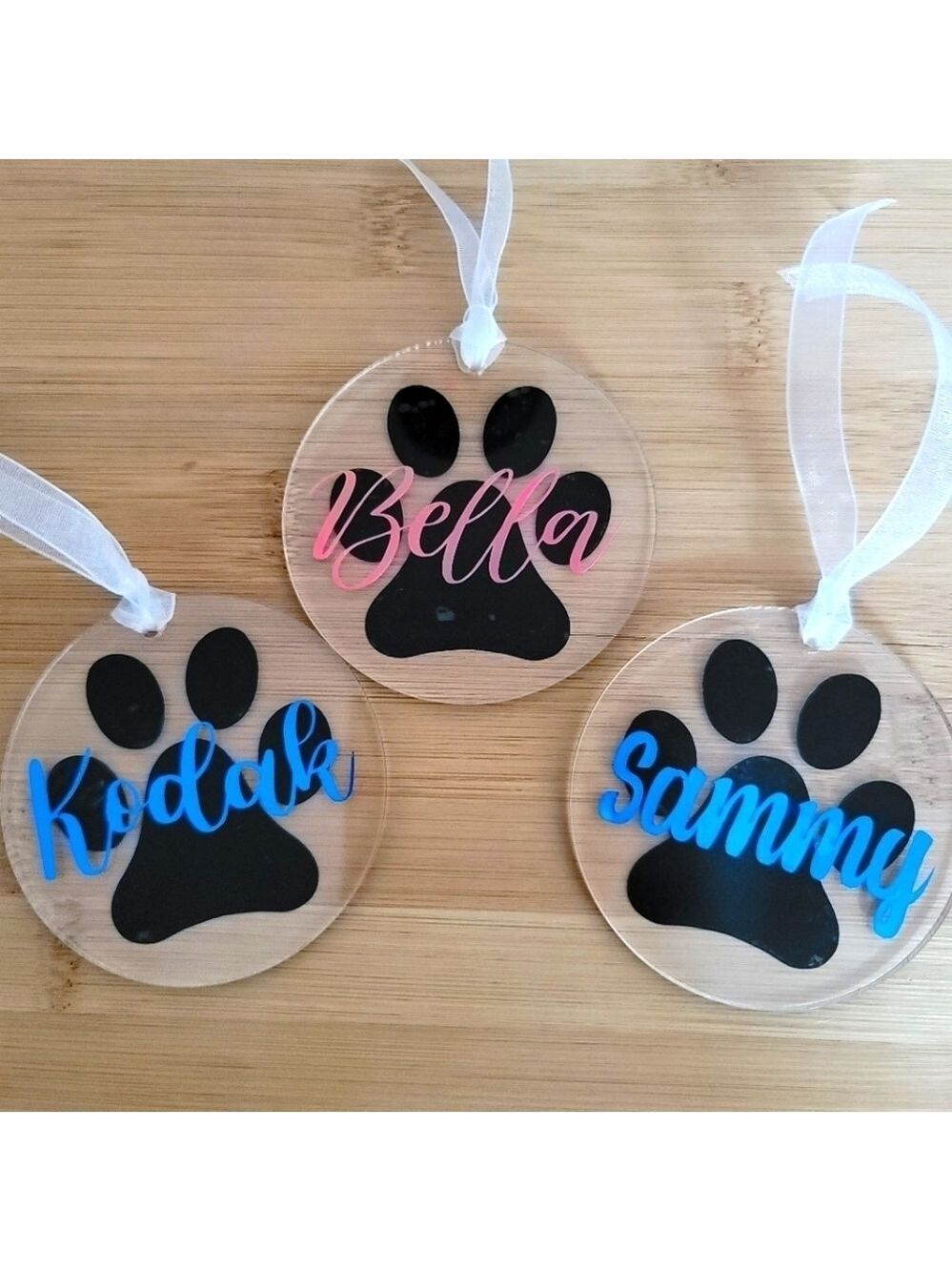 🌟 HOST PICK 🌟Personalized Dog ornaments
